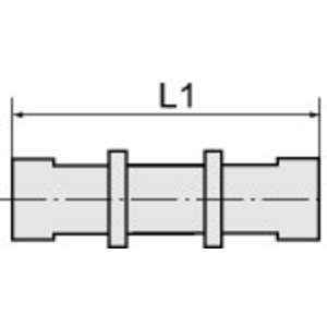 12.0531 Schottverschraubung, M12x1,0, für Schlauch 8/6 mm, SW 17, MS