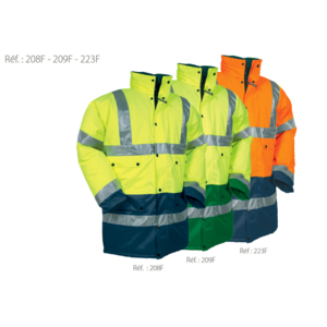 PARKA TEIHO ORANGE MARINE TL CLASSE 3 IMPER-RESPIRANT