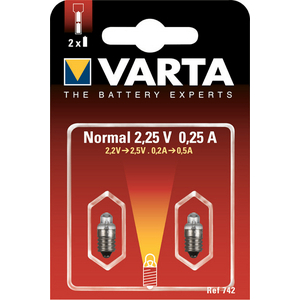 AMPOULE ARGON 2,25 V 0,25 A DOUILLE A VIS BLISTER DE 2
