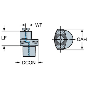 ADAPTATEUR COROMANT CAPTO VERS COROTURN SL70
