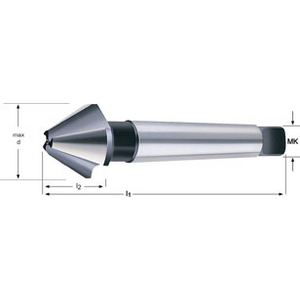 Countersink 40.00 mm DIN 334D