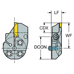 COROMANT COROCUT 1-2 KOP STEKEN 570-32L123F12B040A