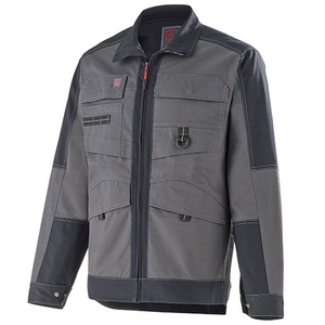 BLOUSON CHARCOAL/NOIR 3ATTUP T4 SERGE 65/C 35/P 250GR
