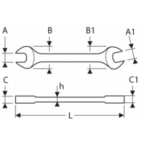 CLE A FOURCHE - 27X30 MM (UC1)