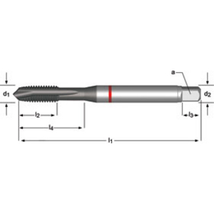 Machine tap M8 DIN 371