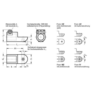 GN276-B30-AV-2-BL Laschen-Klemmverbinder