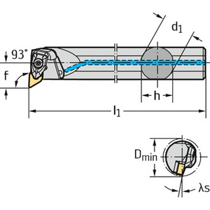 5522832-STELI TORNITURA E SCANALATURA A32T-DDUNL11