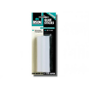 BISON GLUE STICKS TRANSPARANT CRD 12 X 7 MM