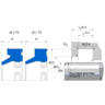 40422102-GUARNIZIONE PU6 50X60,6X6,5 95/5,3 AU V149