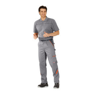 2420028 Visline Bundhose zink/orange/schiefer Gr. 28