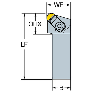 PORTE OUTIL P/PLAQUETTE CERAMIQ. CRSNL 3232P 15-ID