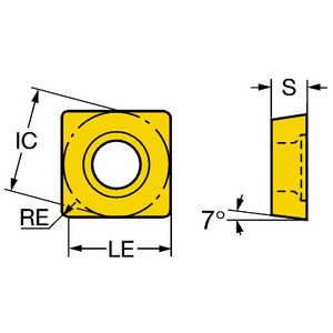 COROMANT SCMT 09 T3 04-MF 1115