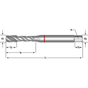 Machine tap M12 DIN 376