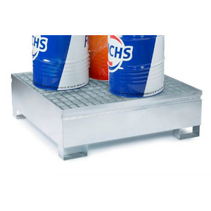 BAC DE RETENTION 4 FUTS 440L 1240X1220X400 GALVA 56KG