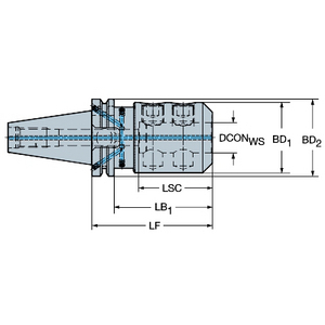 ADAPTATEUR BIG-PLUS MAS-BT VERS WELDON / ISO 9766