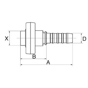 20GS42MPFL GS Armatur GATES, B-Maß 100,9 mm