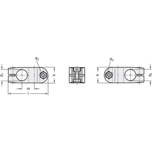 GN.42123-MORSETTO DI COLLEGAMENTO A CROCE ACCIAIO INOX GN 131-B20-B20-2-NI