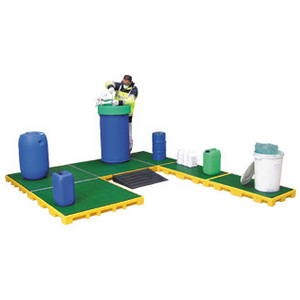 PLATE FORME DE RETENTION 60L 1230X620X115 CAILLEBOT.PLAST
