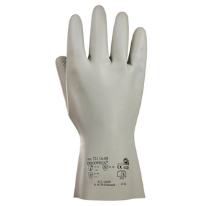 CHEMIKALIENSCHUTZHANDS TRICOPREN 723 9 Chloropren, grau, 1,3mm stark, Stulpe