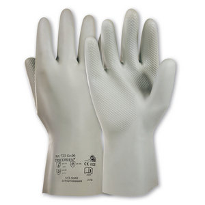CHEMIKALIENSCHUTZHANDS TRICOPREN 723 9 Chloropren, grau, 1,3mm stark, Stulpe