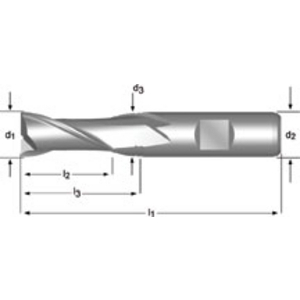 Slot Drill 13.00 mm DIN 844K