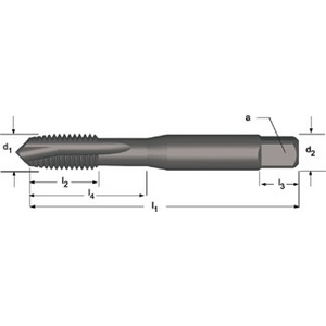 Machine tap 3/8 inchx16 ISO 529