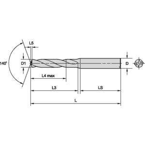 4140363-SC DRILL VDS 6.8MM/.2677/ 3XD COOLANT VDS401A06800 WU25PD