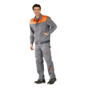 2460056 Visline Arbeitsweste zink/orange/schiefer Gr. XL