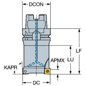 COROMANT COROMILL 490 HOEKFREES 490-020HA06-08L