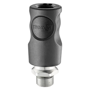 COUPLEUR AIR ISOC8 PLAST A-R BOUTON PS12 M3/8 CY SECURISE