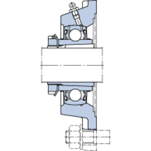 SKF FLANGED CARTRIDGE SQUARE FYJ 25 KF
