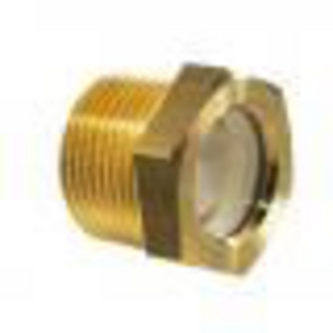 GN743.8-18-3/4NPT-B Messing-Ölschauglas mit konischem Gewinde