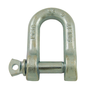 MANILLE DROITE PITON A OEIL D. 6 ACIER GALVA CMU 160KG CS=5