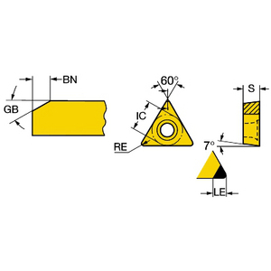 COROMANT COROTURN ISO WISSELPLAAT TCGW090204S01020F 7015