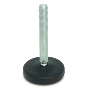 PIEDINO D. 103 PLASTICA BASSA/FERRO M16X100 18550