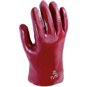 ASA-PK-P-10 ASATEX PK-P PVC-Handschuh rot Gr. 10