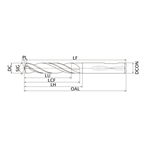 MITSUBISHI VHM BOOR MS1150-SLK