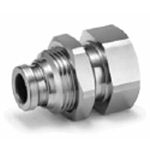 KQB2E, Metal One-touch Fitting, Bulkhead Connector