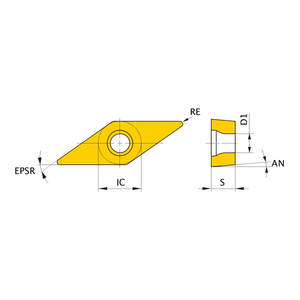 INSERTI VBMT160408-MV UE6020