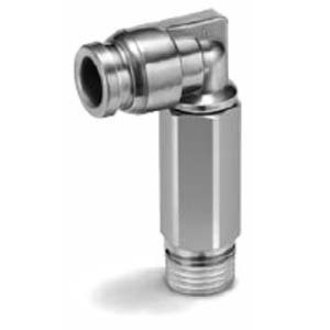 KQG2W, Stainless Steel 316, One-touch Fitting, Extended Male Elbow