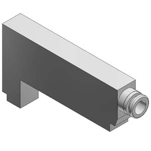 VVQ1000-P-1-C6, Individual SUP Spacer Assembly for VQ(C)1000, Base Mounted