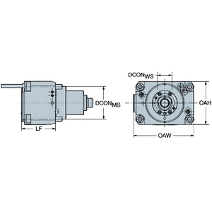 PORTE-OUTIL ROTATIF P/TOURELLES BMT-P