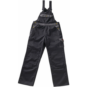 MILANO Latzhose mit Knietaschen schwarz/anthrazit Gr.90C44 00969-430-9888 90C44