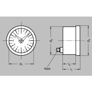GN000.9-42-20-R Stellungsanzeiger Festhaltesystem Elesa