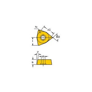 PLAQUETTE PERCAGE TMAX U WCMX 05 03 08 R-53 235