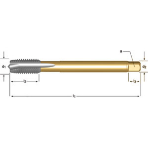 Machine tap M5x 0.50 mm DIN 374