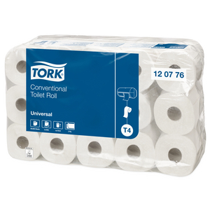 TORK TOILETPAPIER 2LG T4 WIT UNI. 400 VEL 120776 (PK=30RO)