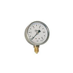 MANO BOITIER INOX 100MM SEC 1/2 LB VERTICAL 0/1,6 BARS RPL