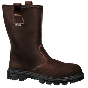 BOTTE FOURRE MOON S3 CI P38 NOIR CUIR HUILE HYDROFUGE