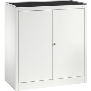866279 Beistellschrank 1020x940x500 mm RAL 7035 2Tür, 2 Böden